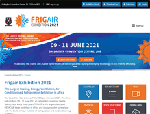 Tablet Screenshot of frigairexpo.co.za